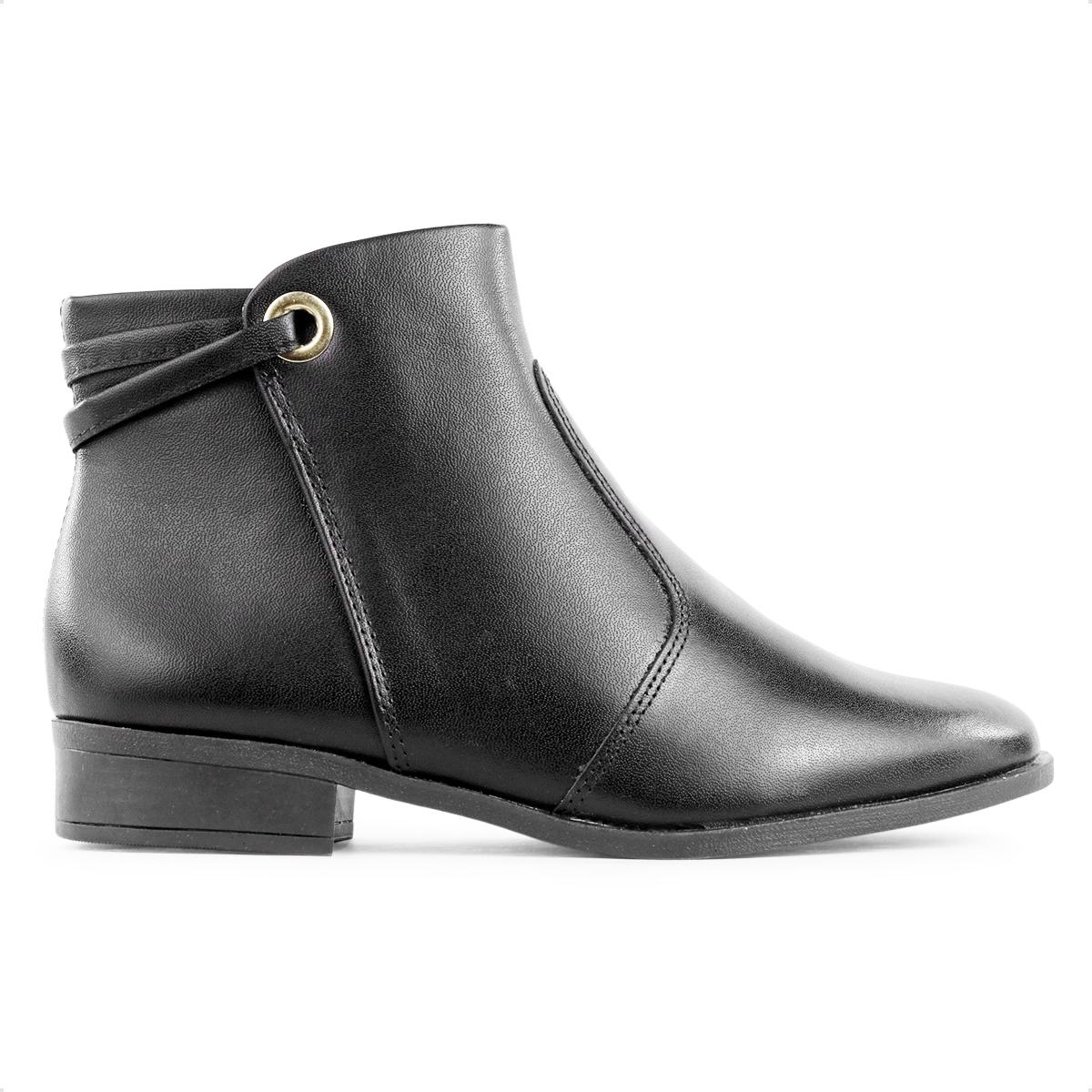 bota feminina salto médio