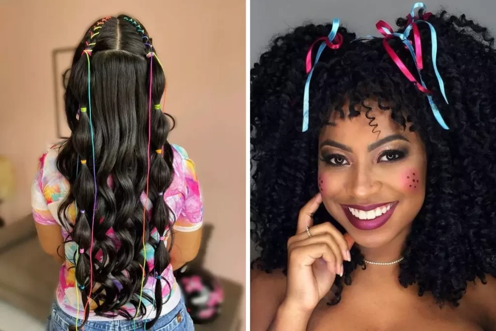 inspiração penteado junino