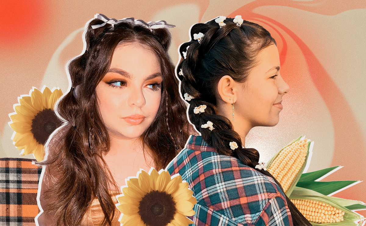 penteado festa junina infantil