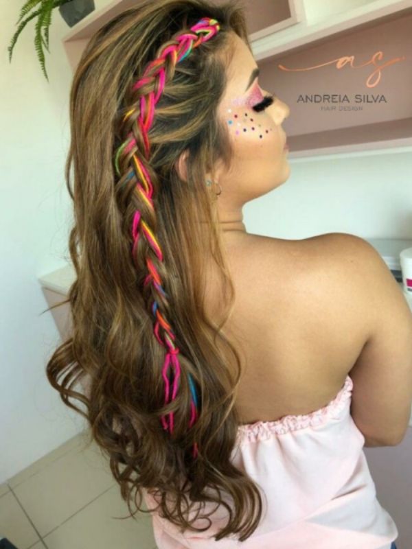 penteado festa junina adulto