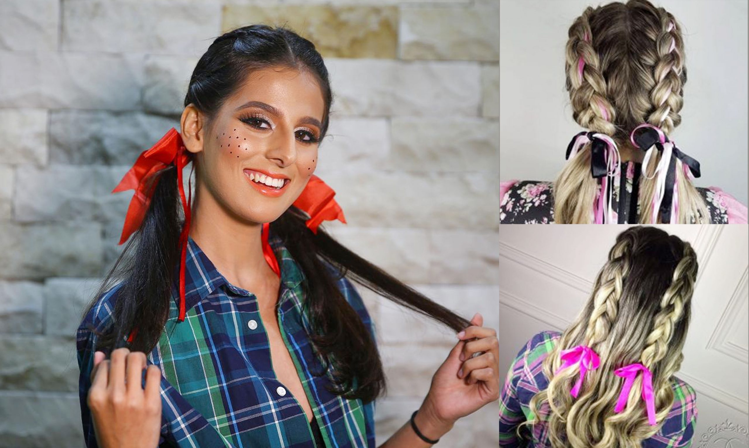 penteado festa junina cabelo curto