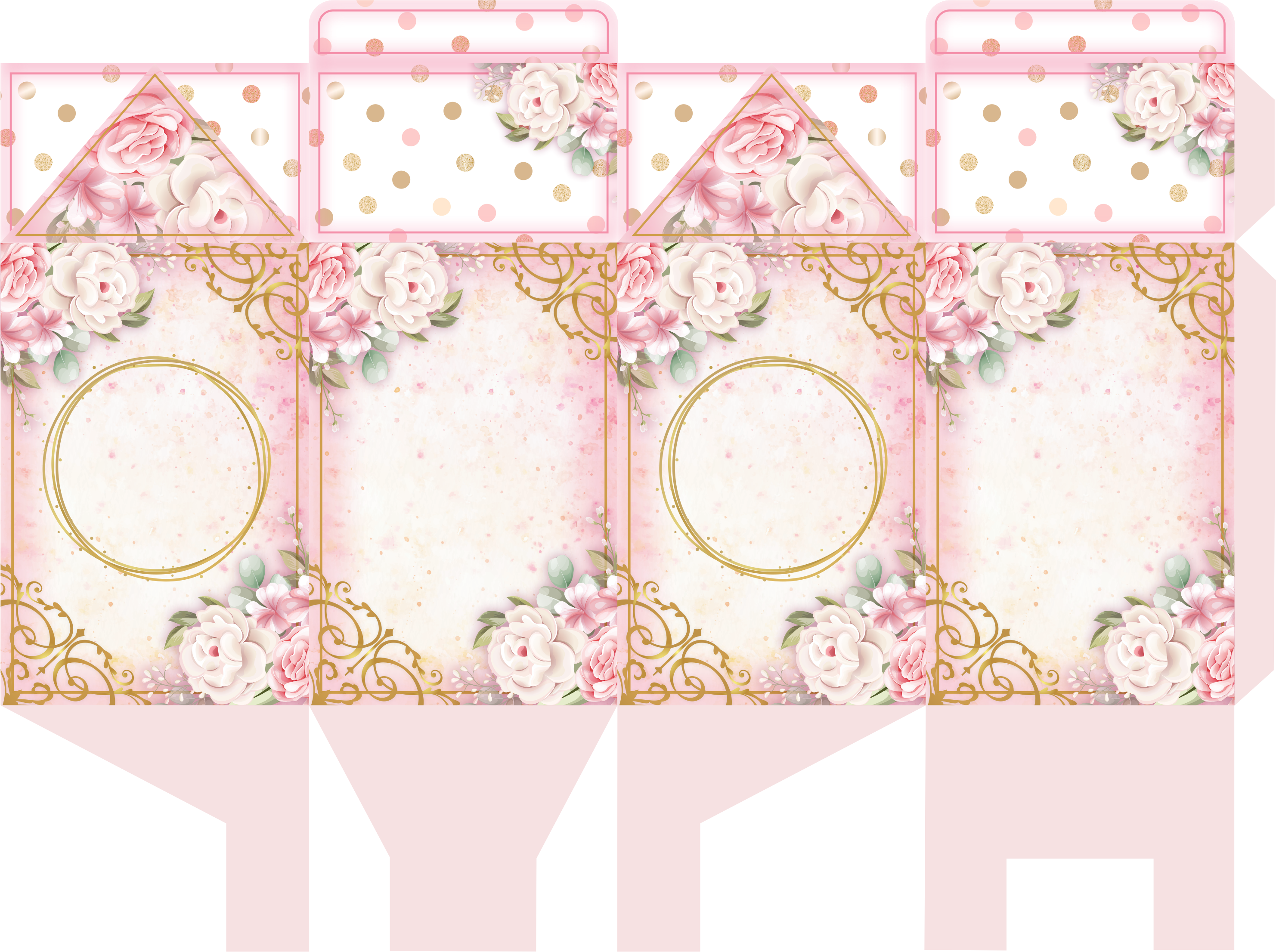 caixinha milk personalizada rosa para imprimir