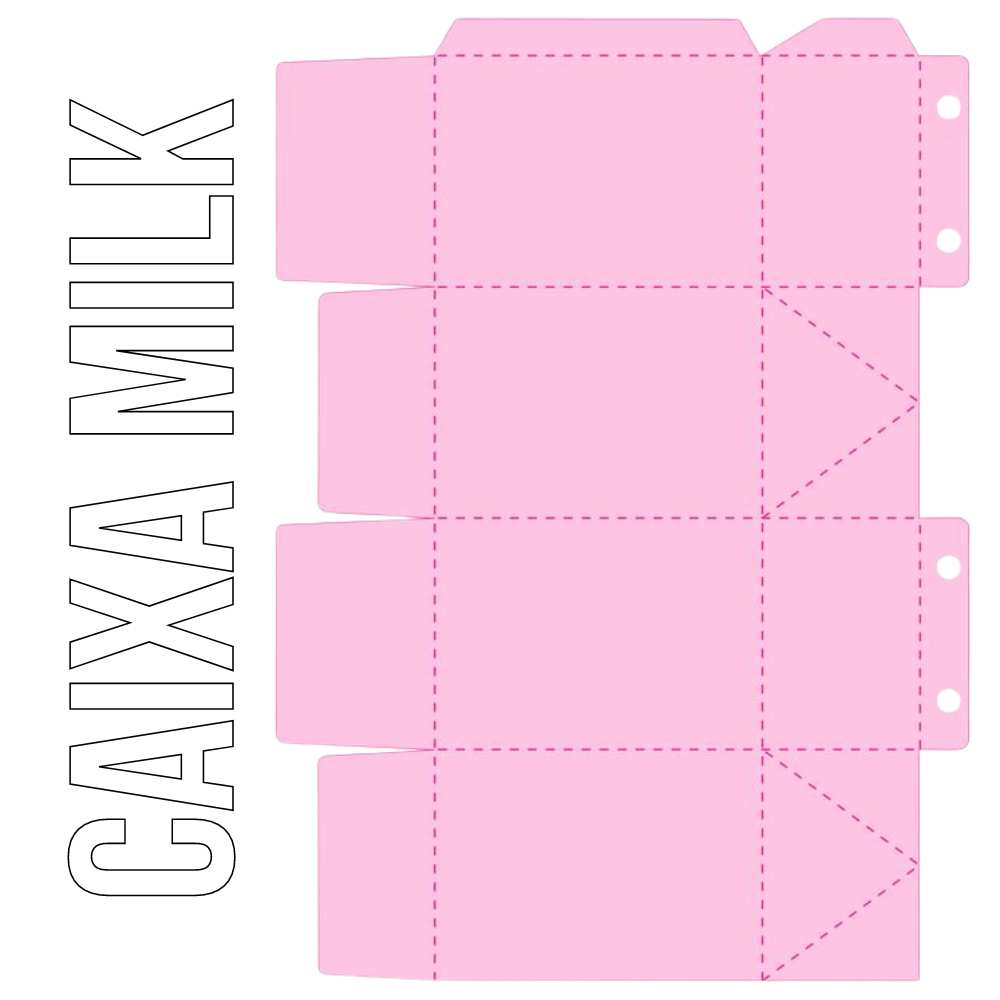 papel para caixa milk rosa