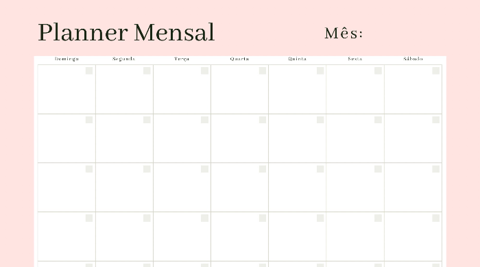 organizador mensal
