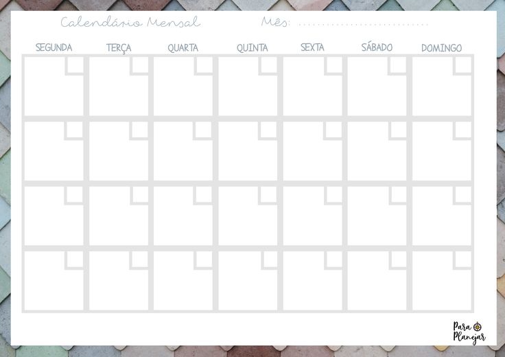 planner mensal gratuito