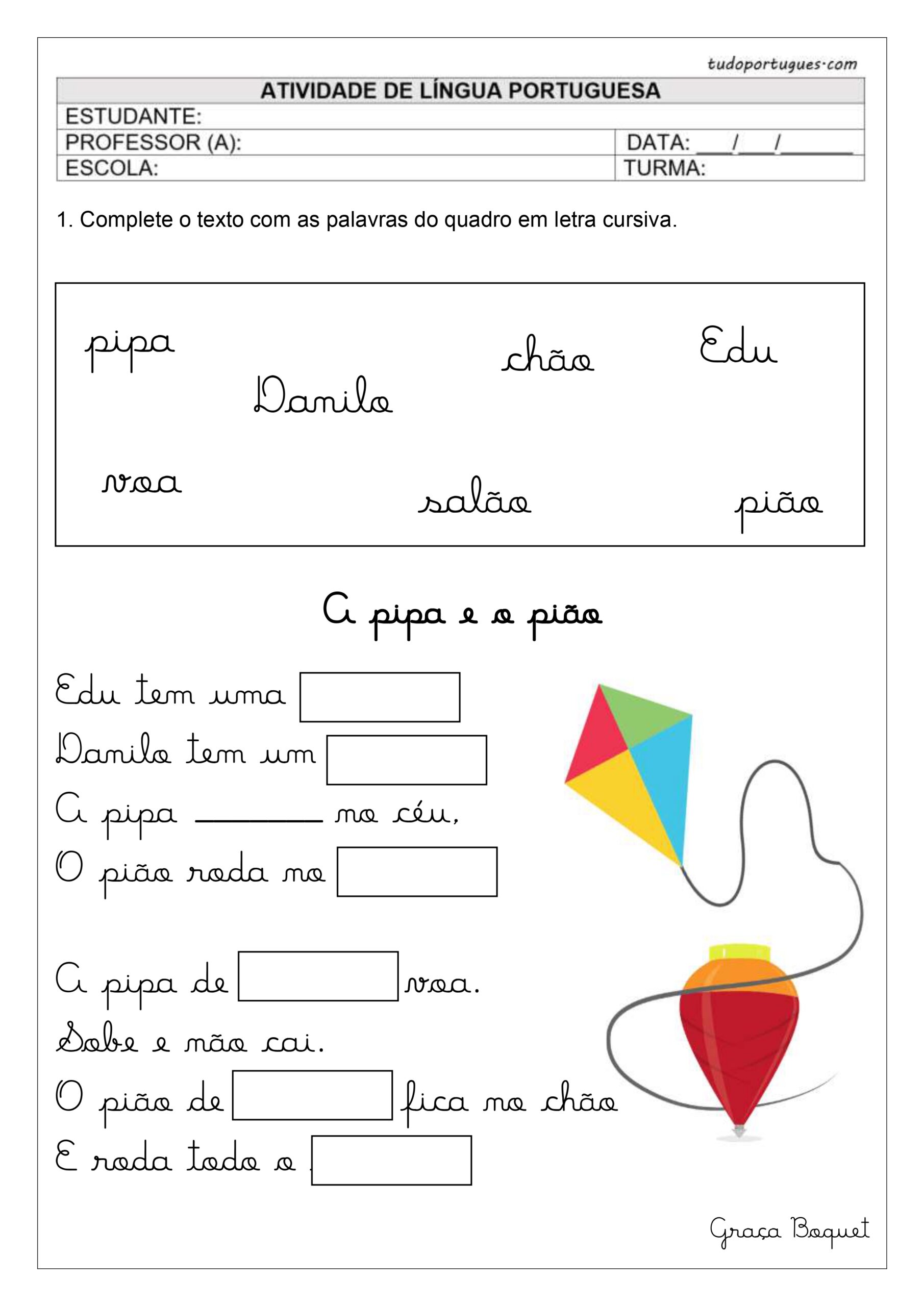 alfabetização letra cursiva imprimir