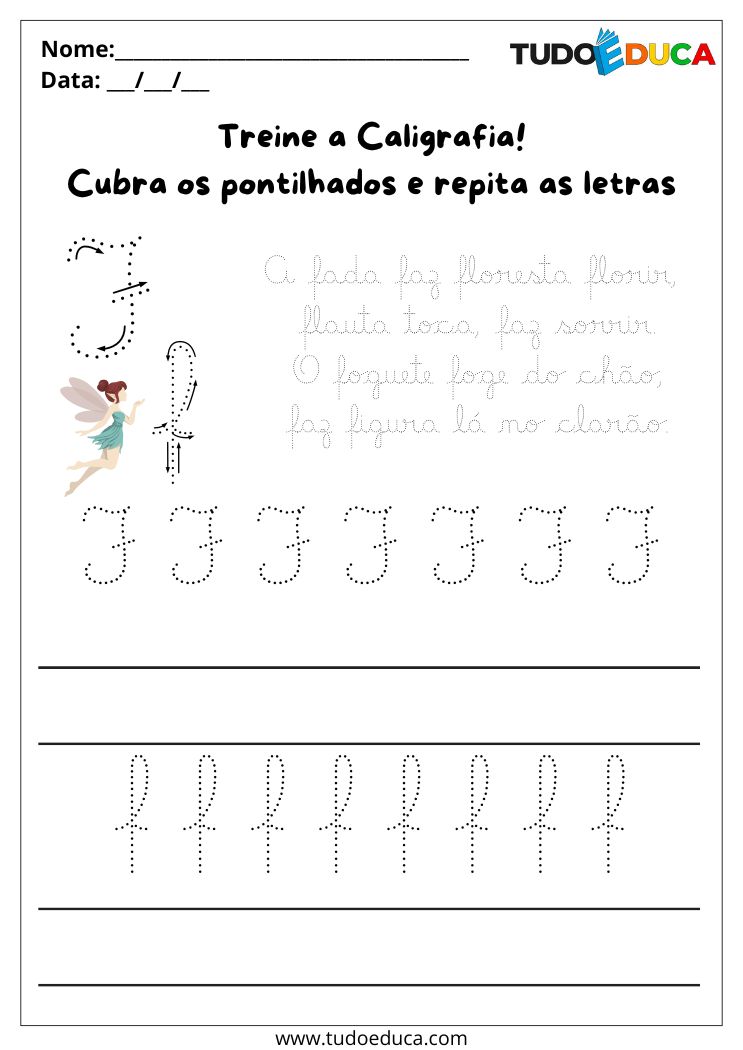 folhas de caligrafia cursiva para imprimir