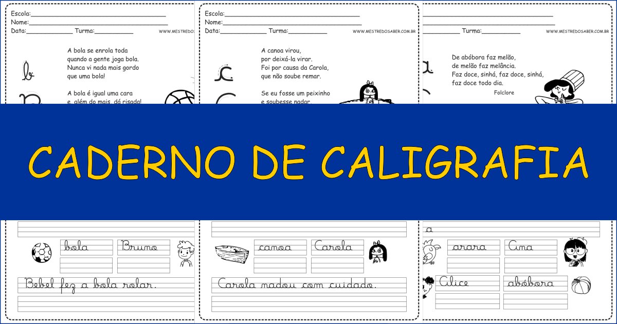 caligrafia para adultos imprimir