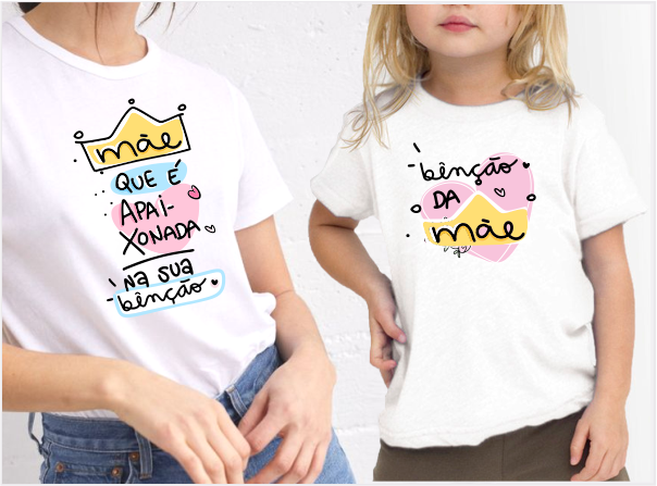 estampa dia das mães mãe e filho criativa