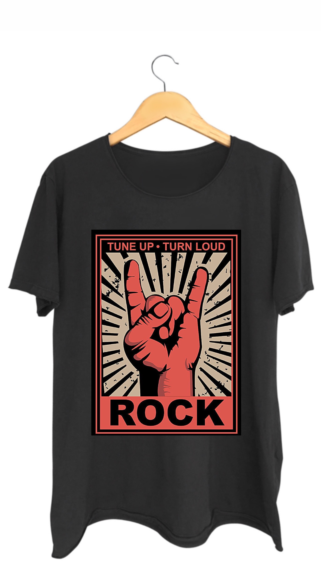 camiseta rock masculina