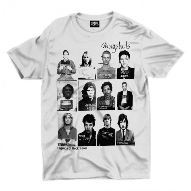 camiseta rock cropped