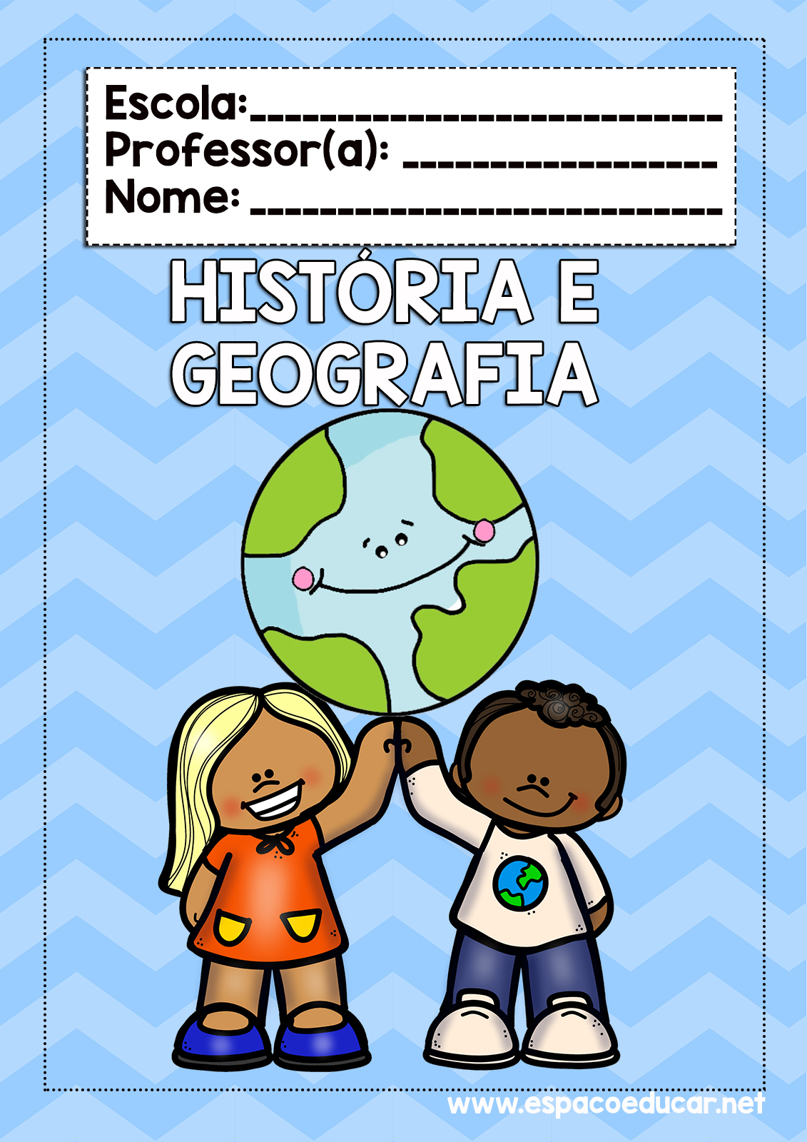 capa de geografia com bússola