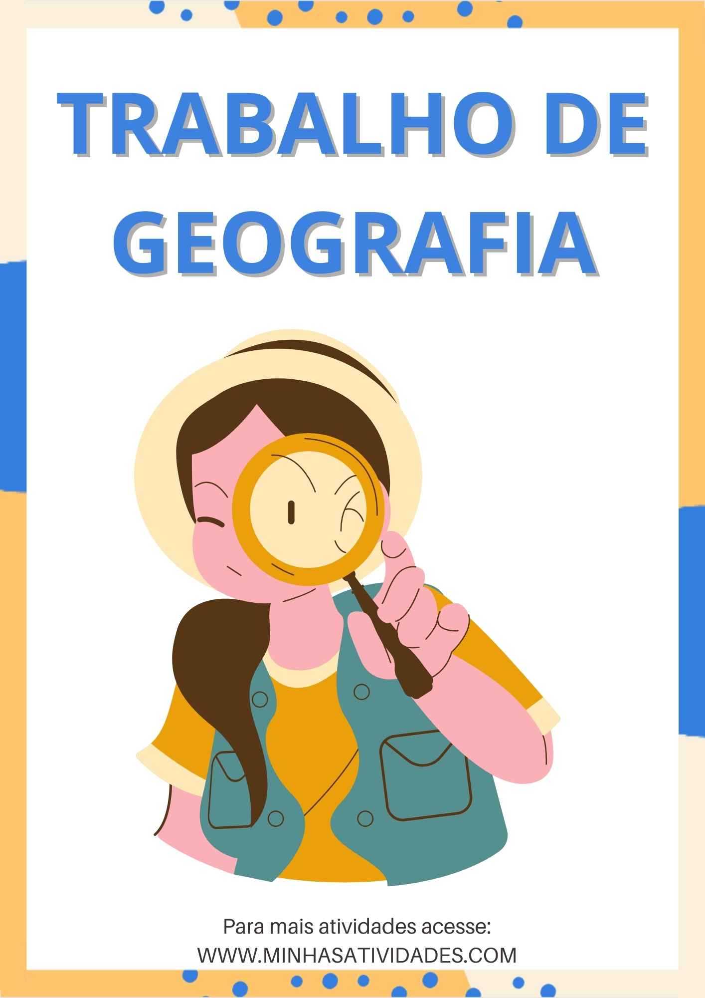 template capa geografia