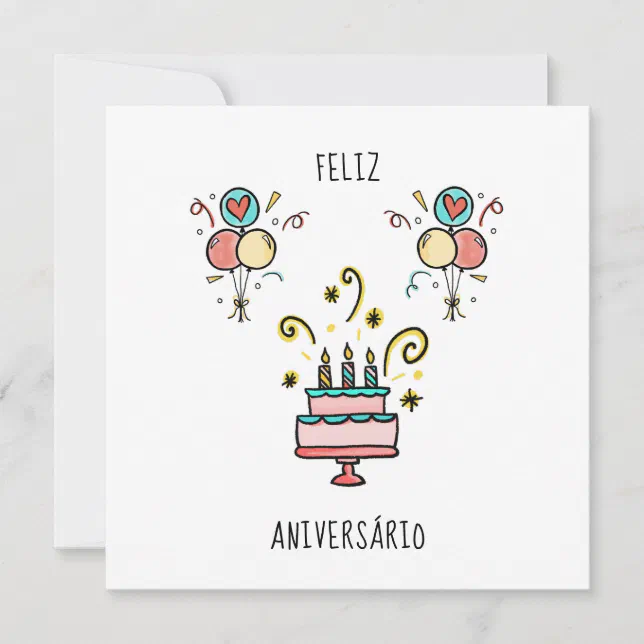 ideias de cartão de aniversário