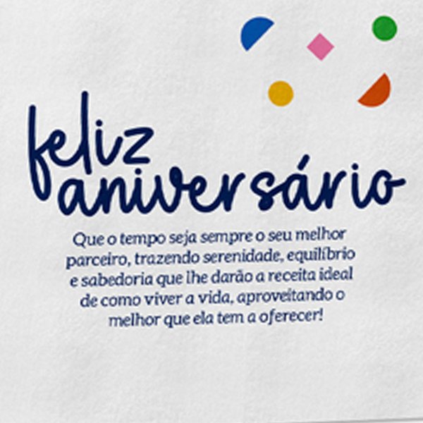 cartão de aniversário criativo
