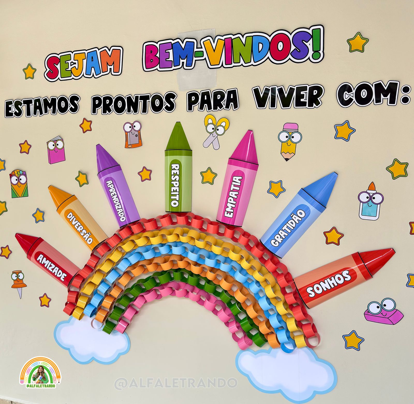 modelo cartaz boas vindas alunos pdf