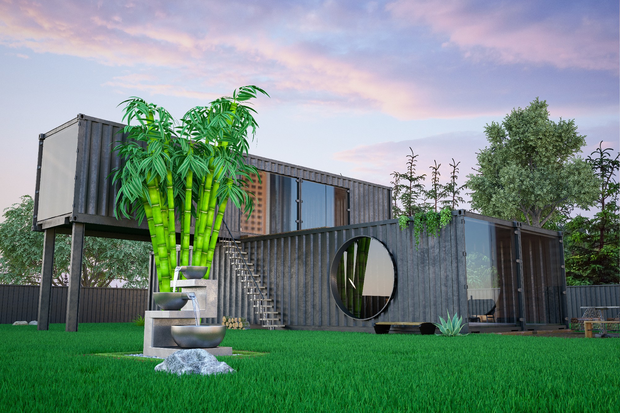 casas pré-fabricadas de contêiner