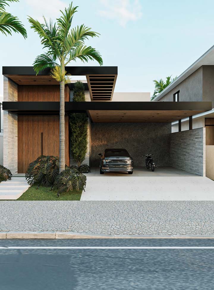 casa em L 3 quartos