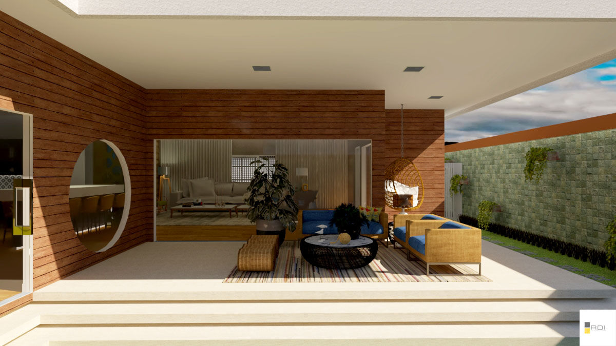 casa em L pequena