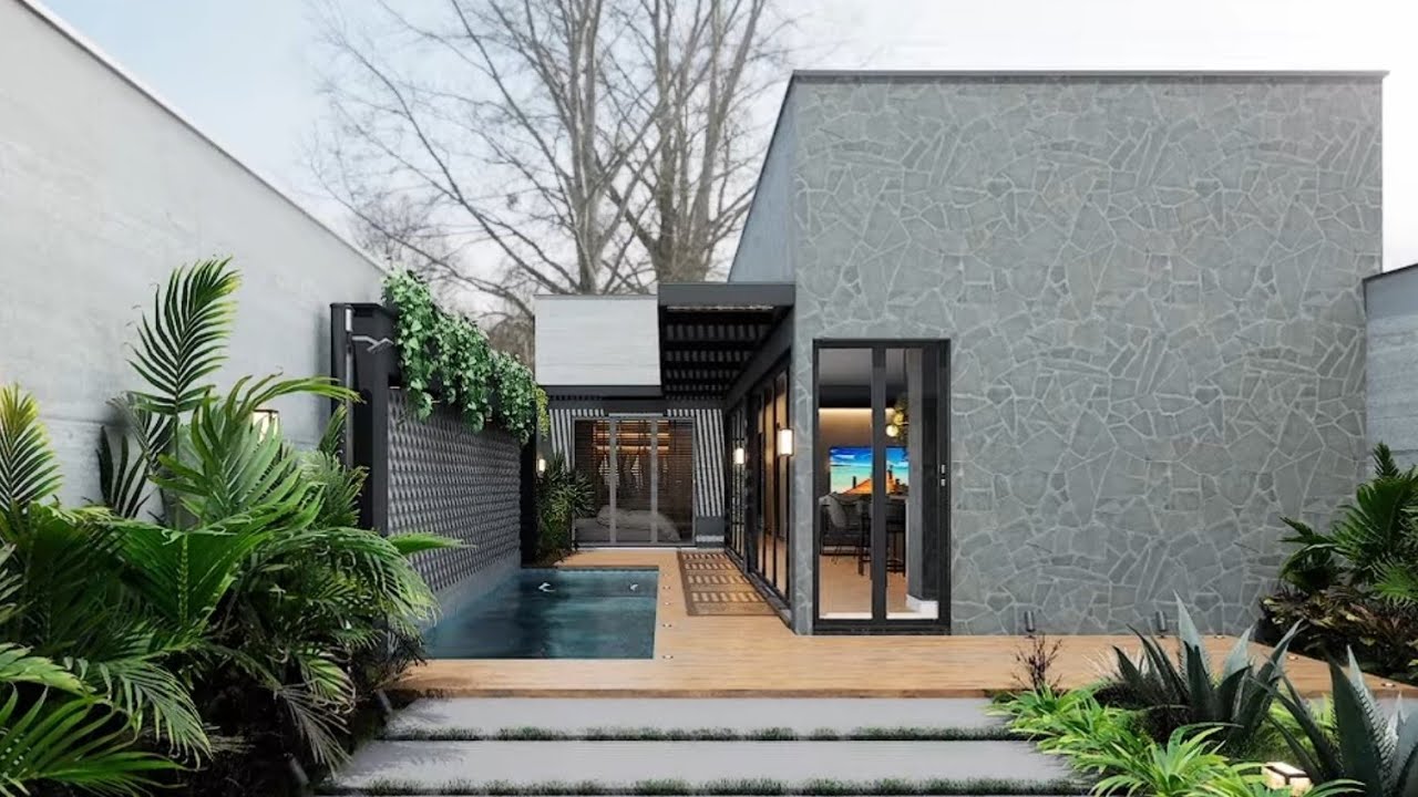 mini casa em l