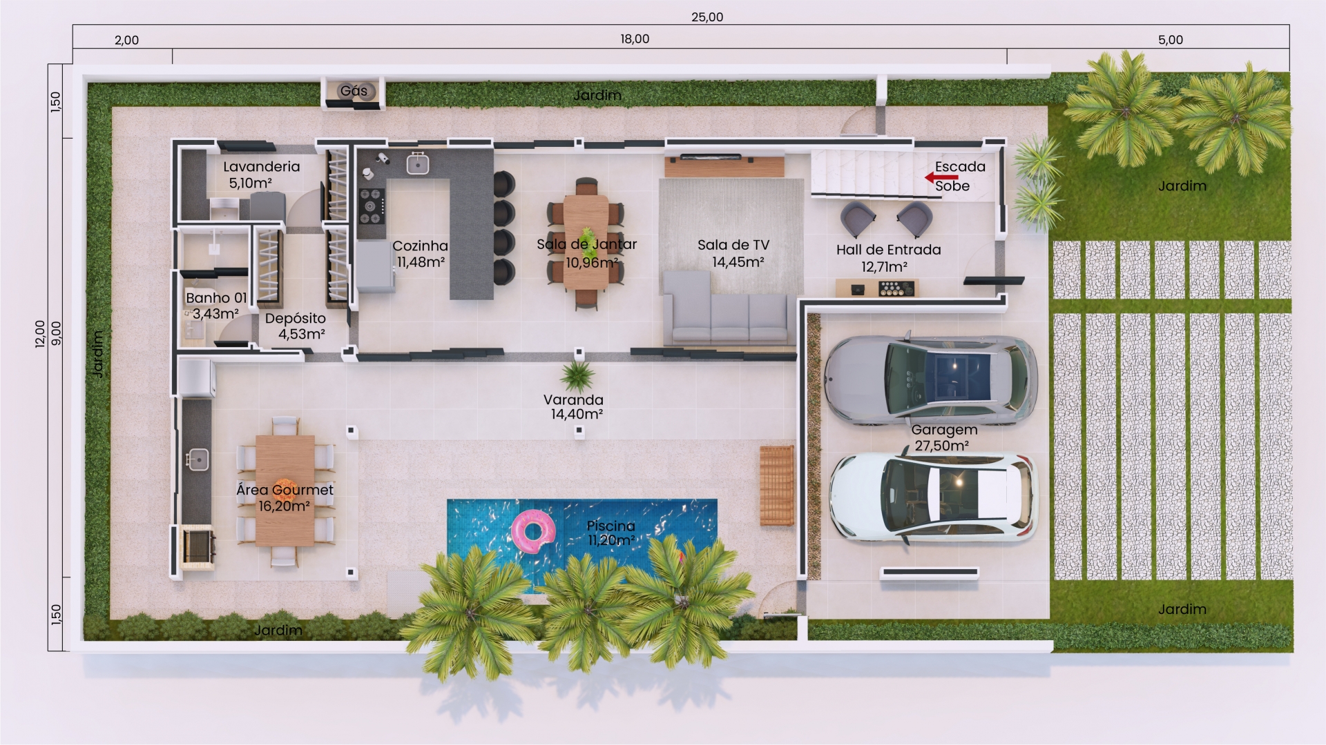 construção casa em l