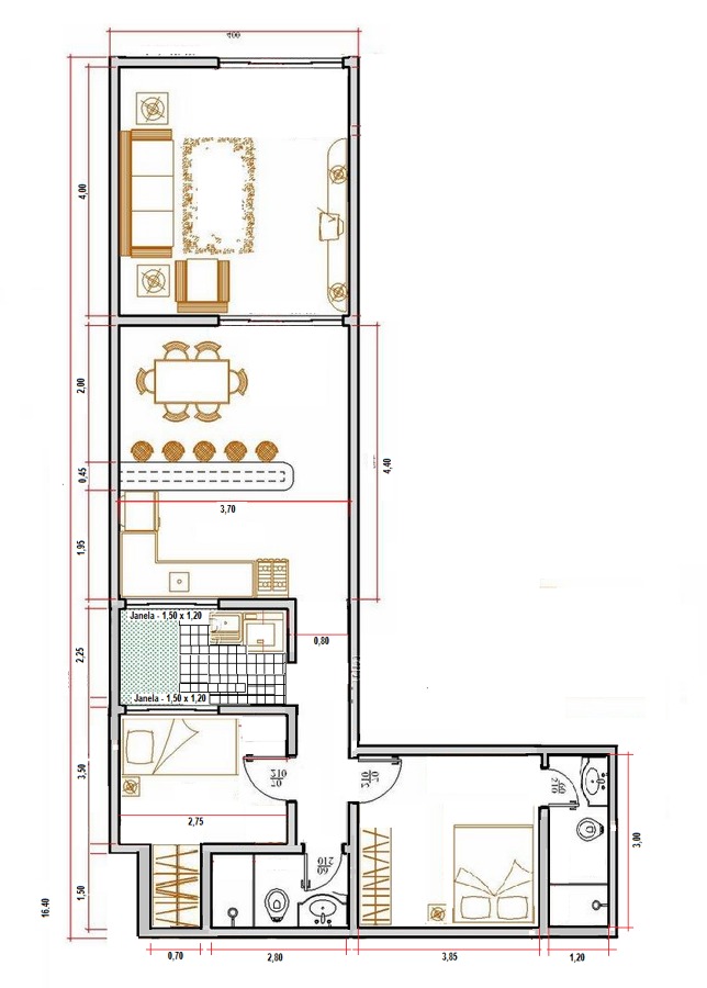 construir casa em L