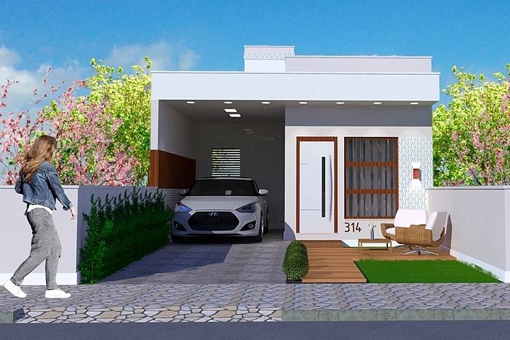 casas pré-fabricadas para terrenos pequenos