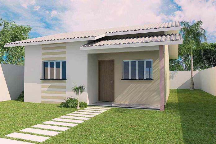 casa com varanda coberta