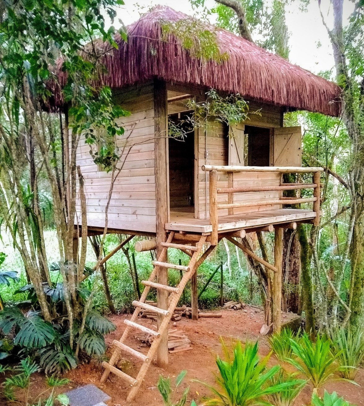 casas de madeira sustentável