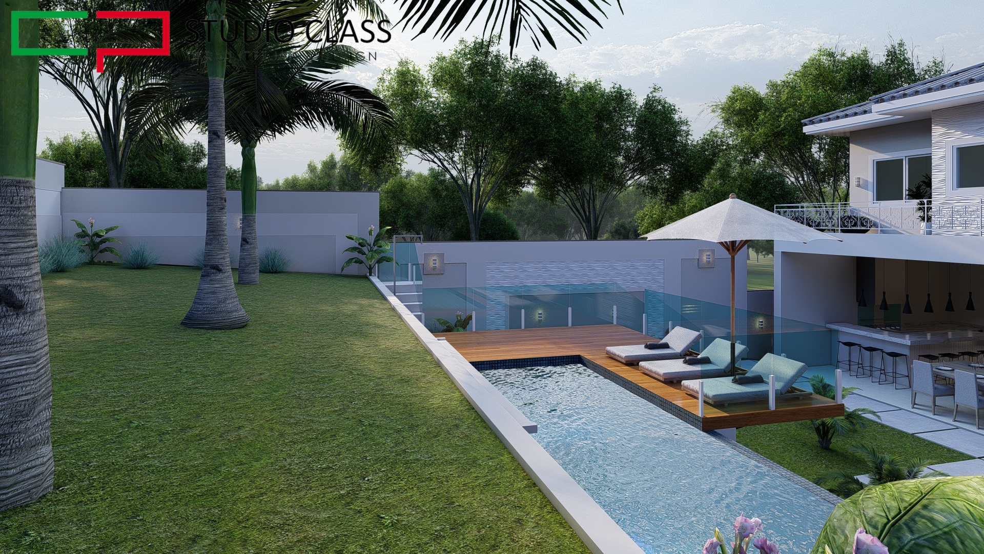 casas com vista panorâmica em aclive