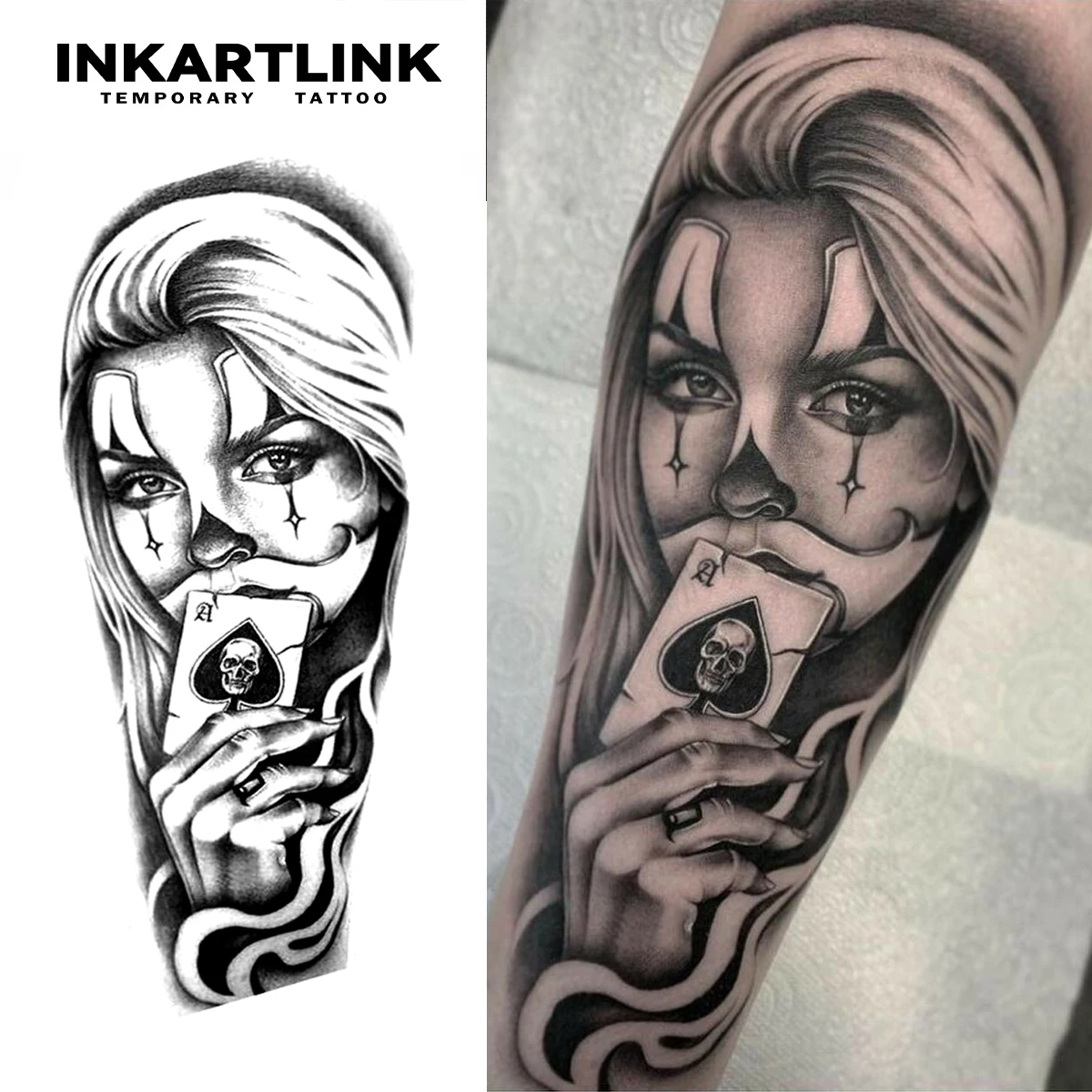 tatuagem Catrina com flores