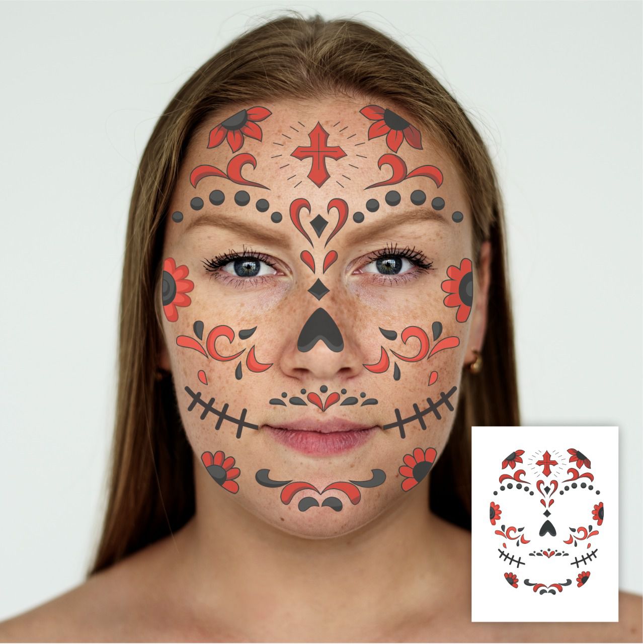 Dia dos Mortos tatuagem