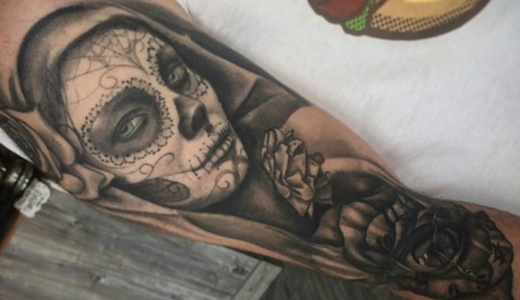 tatuagem Catrina caveira mexicana
