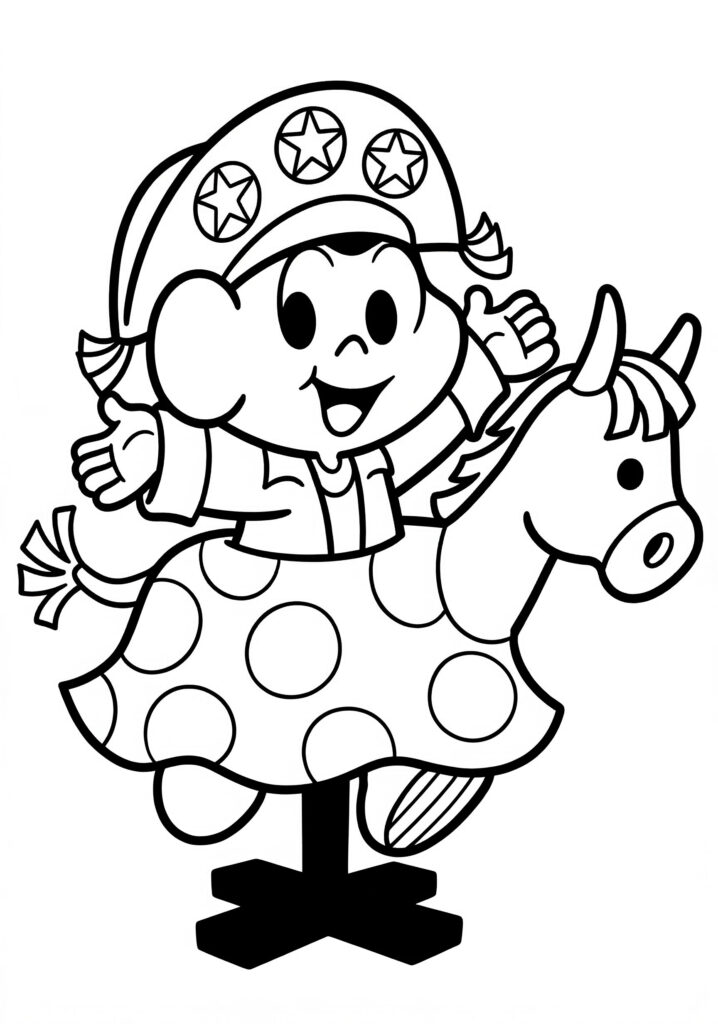desenhos para colorir turma da mônica