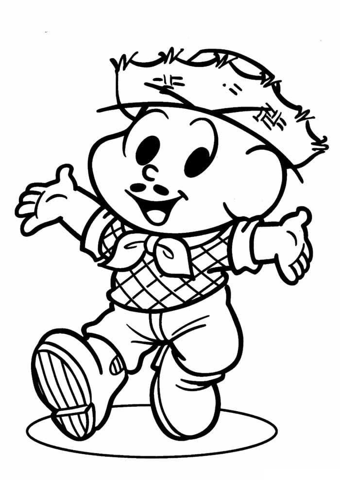 cebolinha turma da mônica colorir