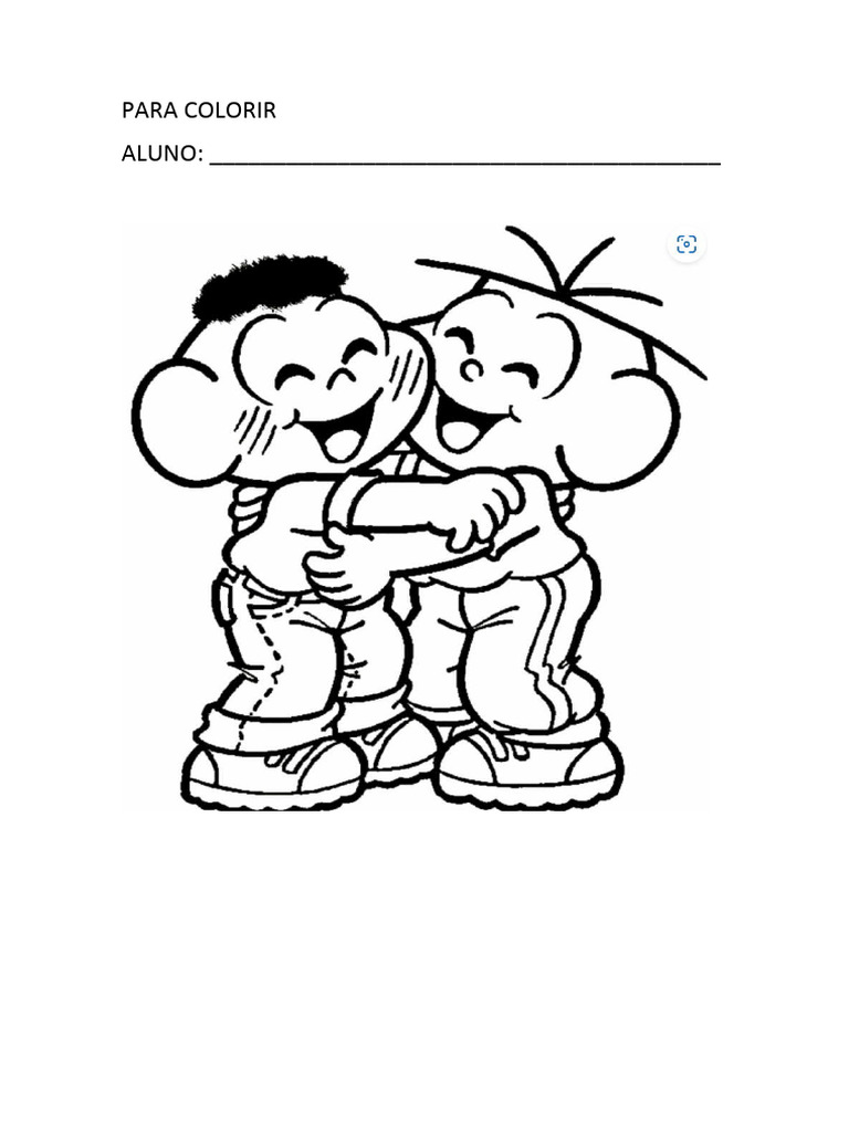 atividade infantil cebolinha