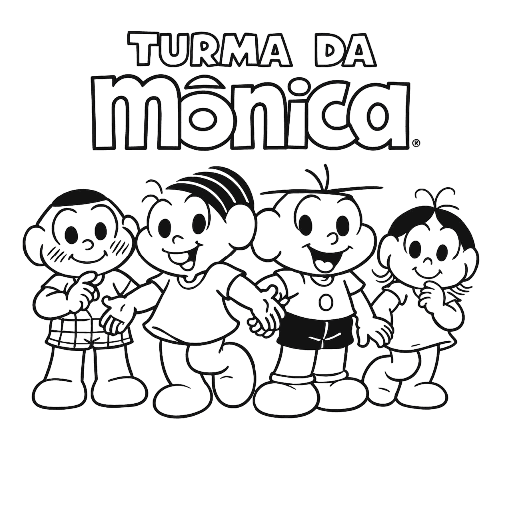 pintura do cebolinha
