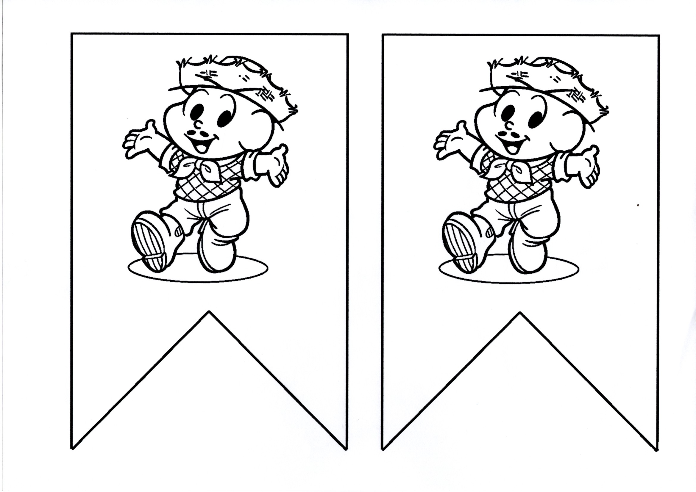 cebolinha turma da mônica colorir