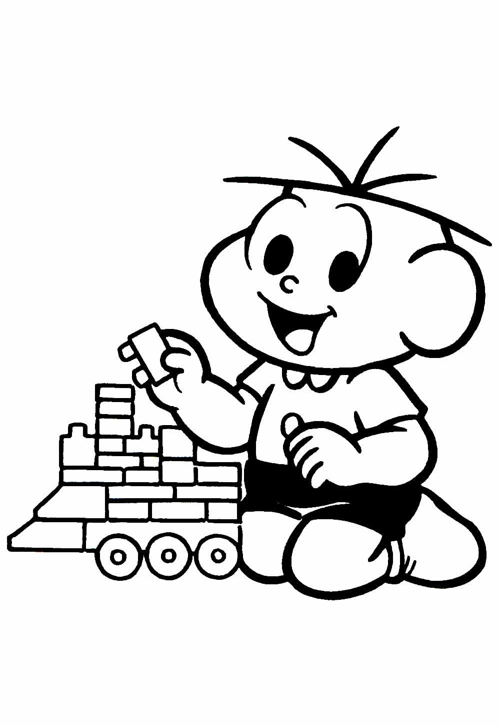 desenho do cebolinha para pintar