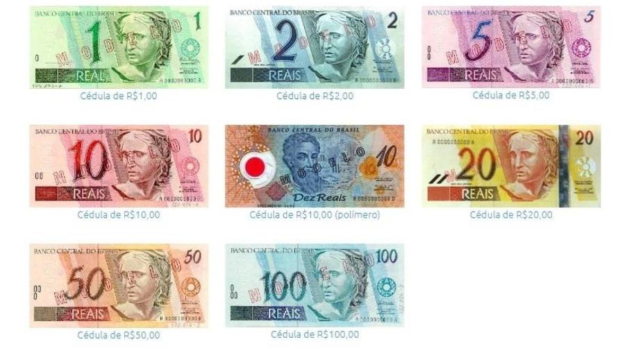 notas de dinheiro para imprimir