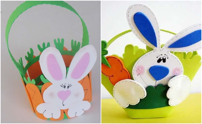 diy cesta páscoa papel