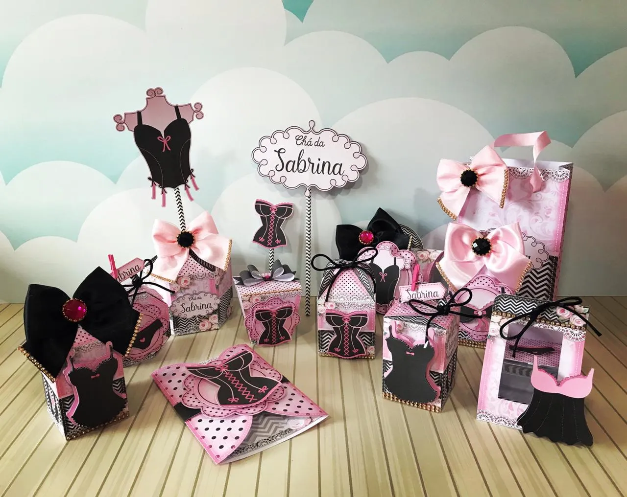 ideias chá de lingerie