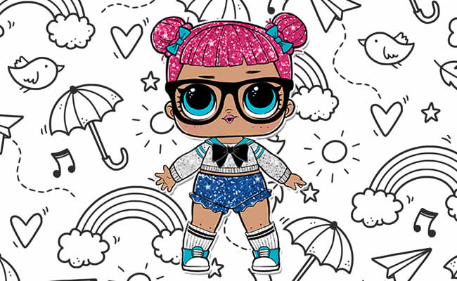desenhos lol surprise para imprimir