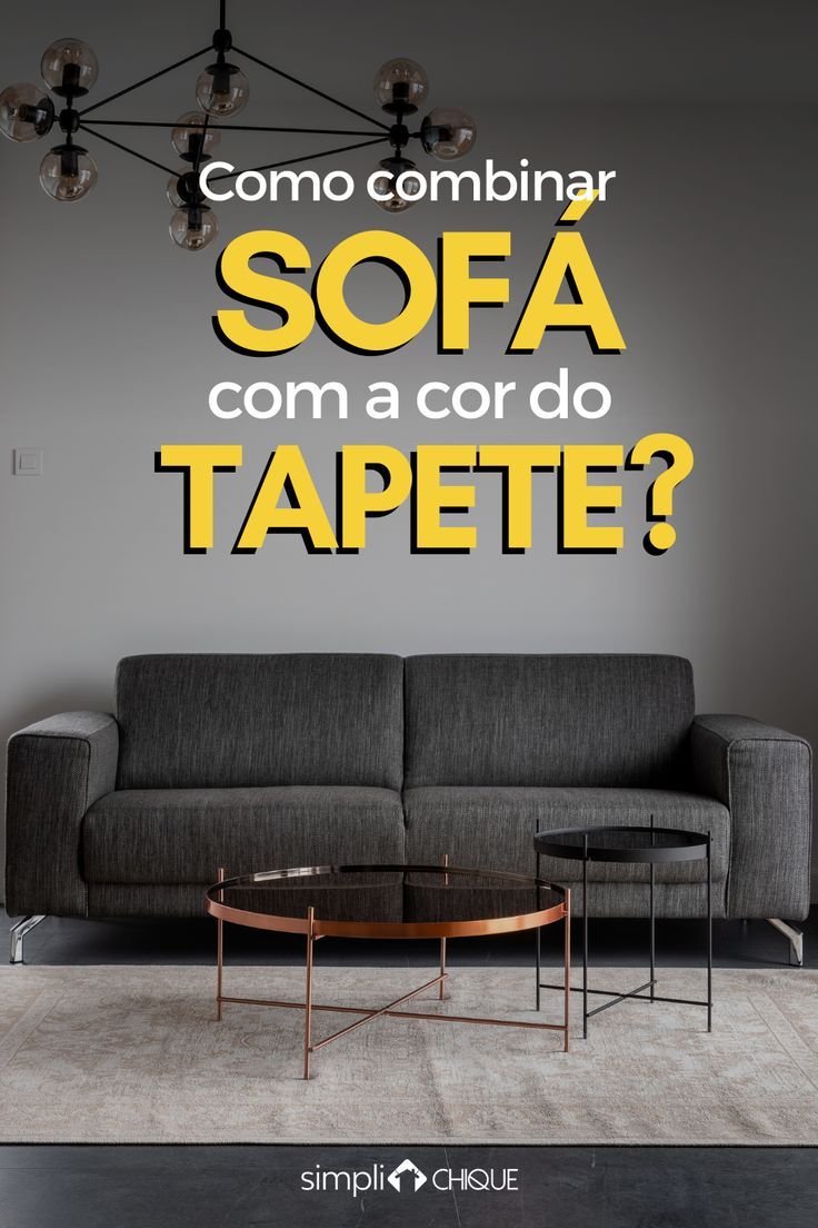combinar tapete com sofá colorido