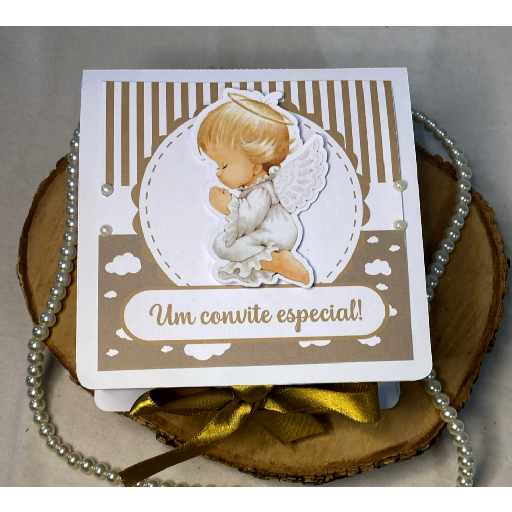 design convite batizado