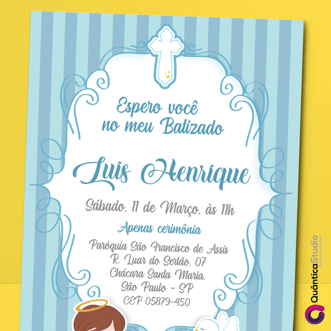 papelaria para batizado