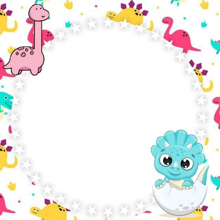 convite dinossauro bebê