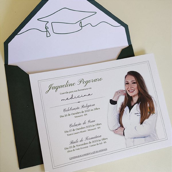 texto para convite de formatura