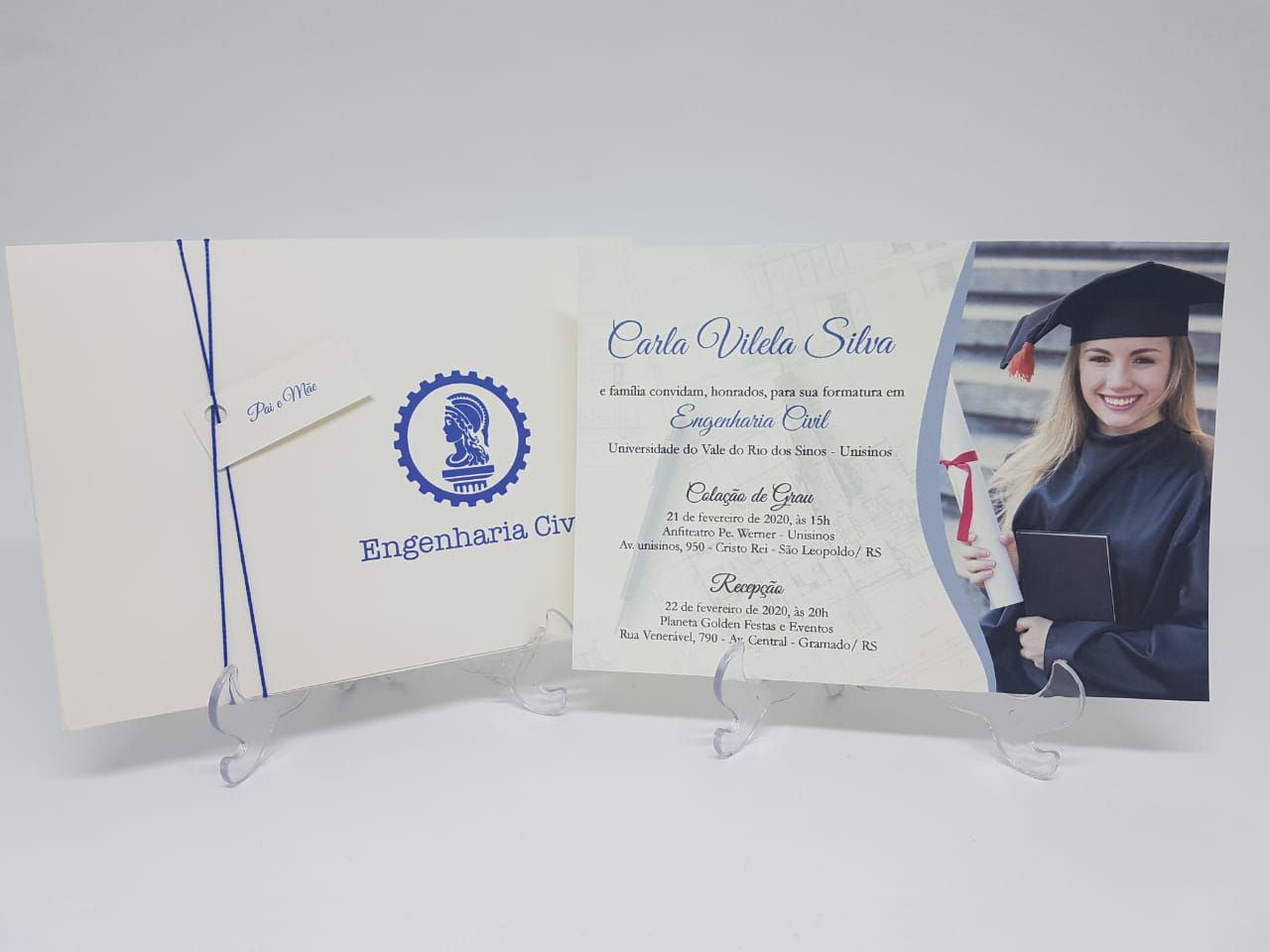 convite de formatura faculdade