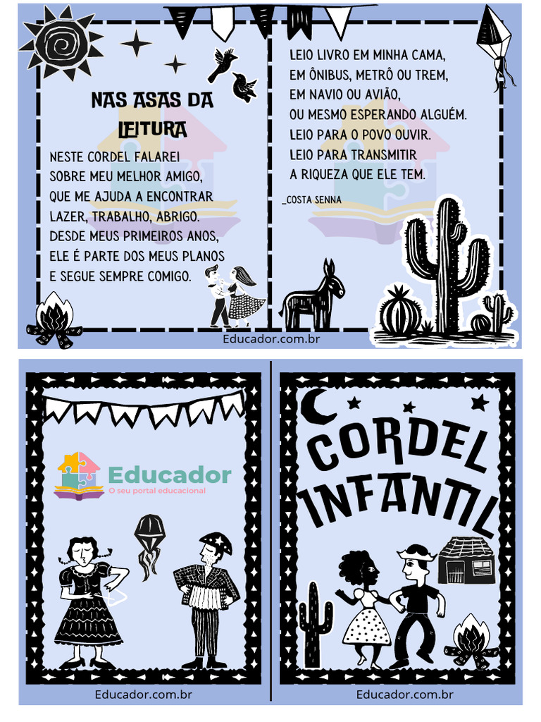 literatura de cordel educativa infantil